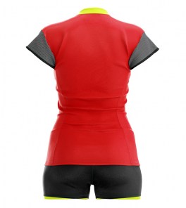 Волейбольна форма жіноча Zeus PENELOPE Червоний/Чорний